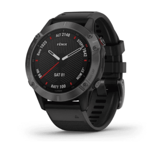 GARMIN Fenix 6 Sapphire Carbon Gray / crni remen - Pametan sportski sat