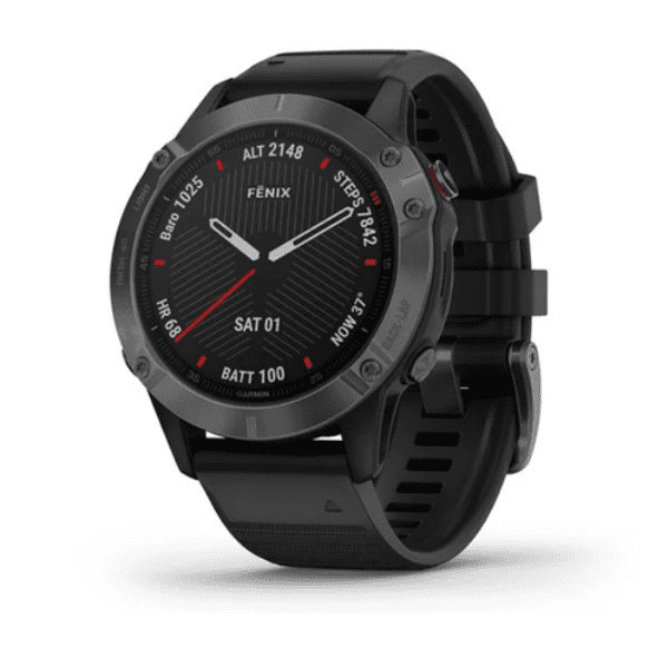 Garmin Fenix 6 Sapphire Carbon Gray / Crni Remen