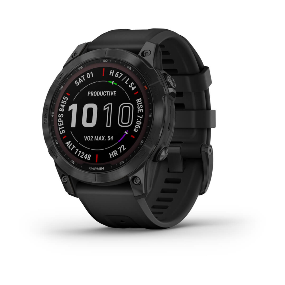 Garmin Fenix 7 Sapphire Solar Black Titanium Crni Remen